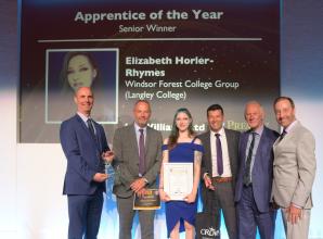 Langley College student awarded Apprentice of the Year by national body