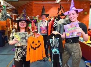 Maidenhead Library transforms for Halloween Swap Shop